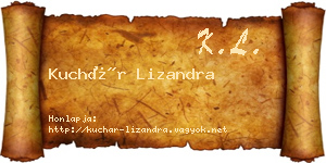 Kuchár Lizandra névjegykártya